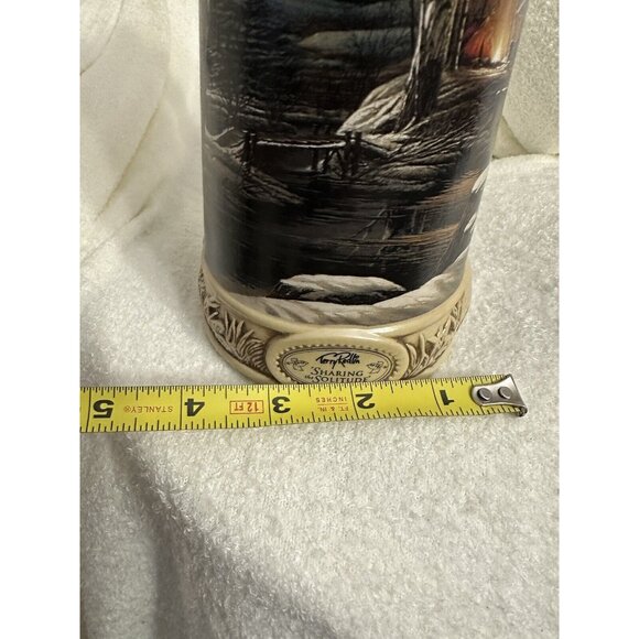 Terry Redlin "Sharing the Solitude”  Stein tankard Perfect Getaway COA 1987 - Picture 4 of 16